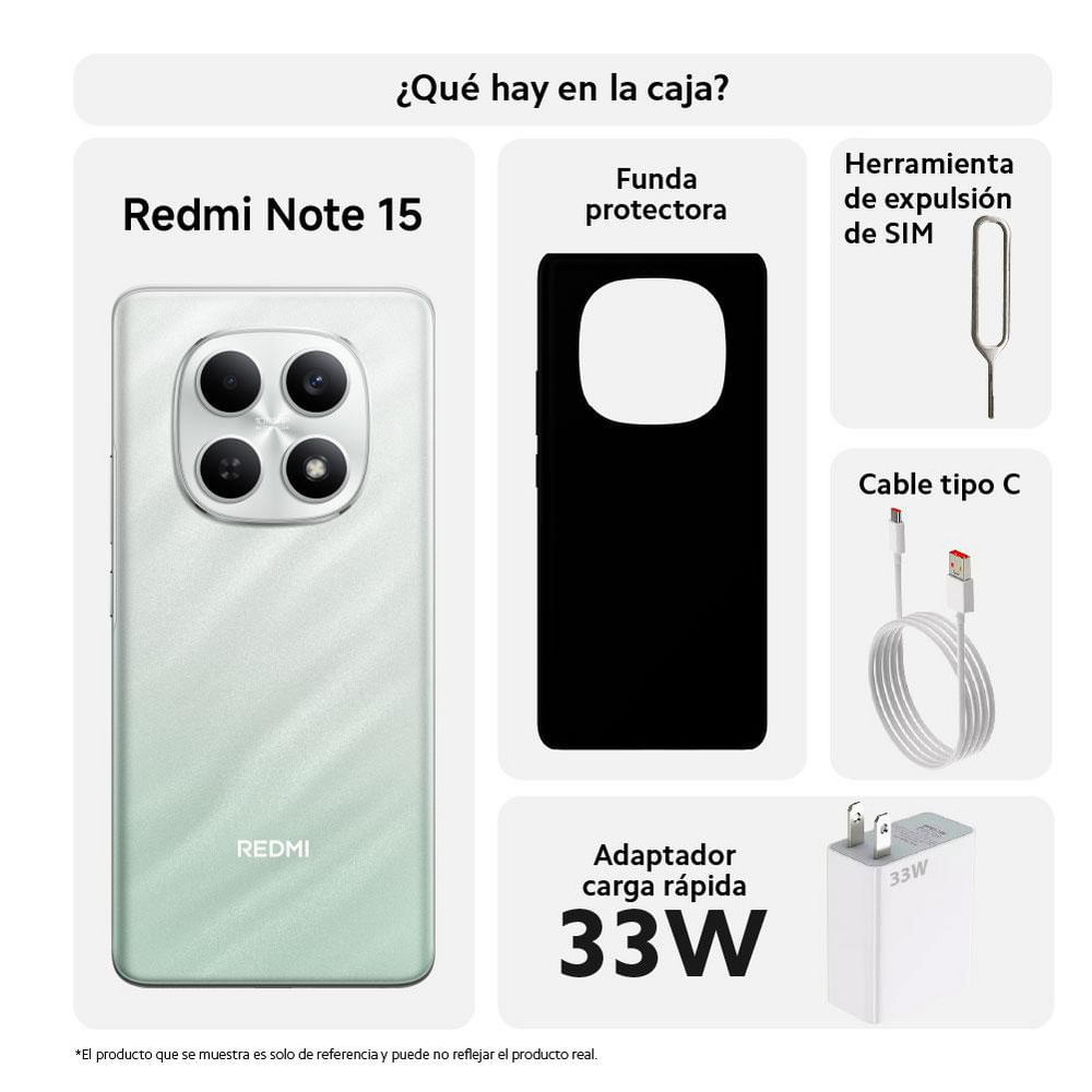 Celular XIAOMI REDMI Note 15 512 GB 8 GB RAM Verde img #3