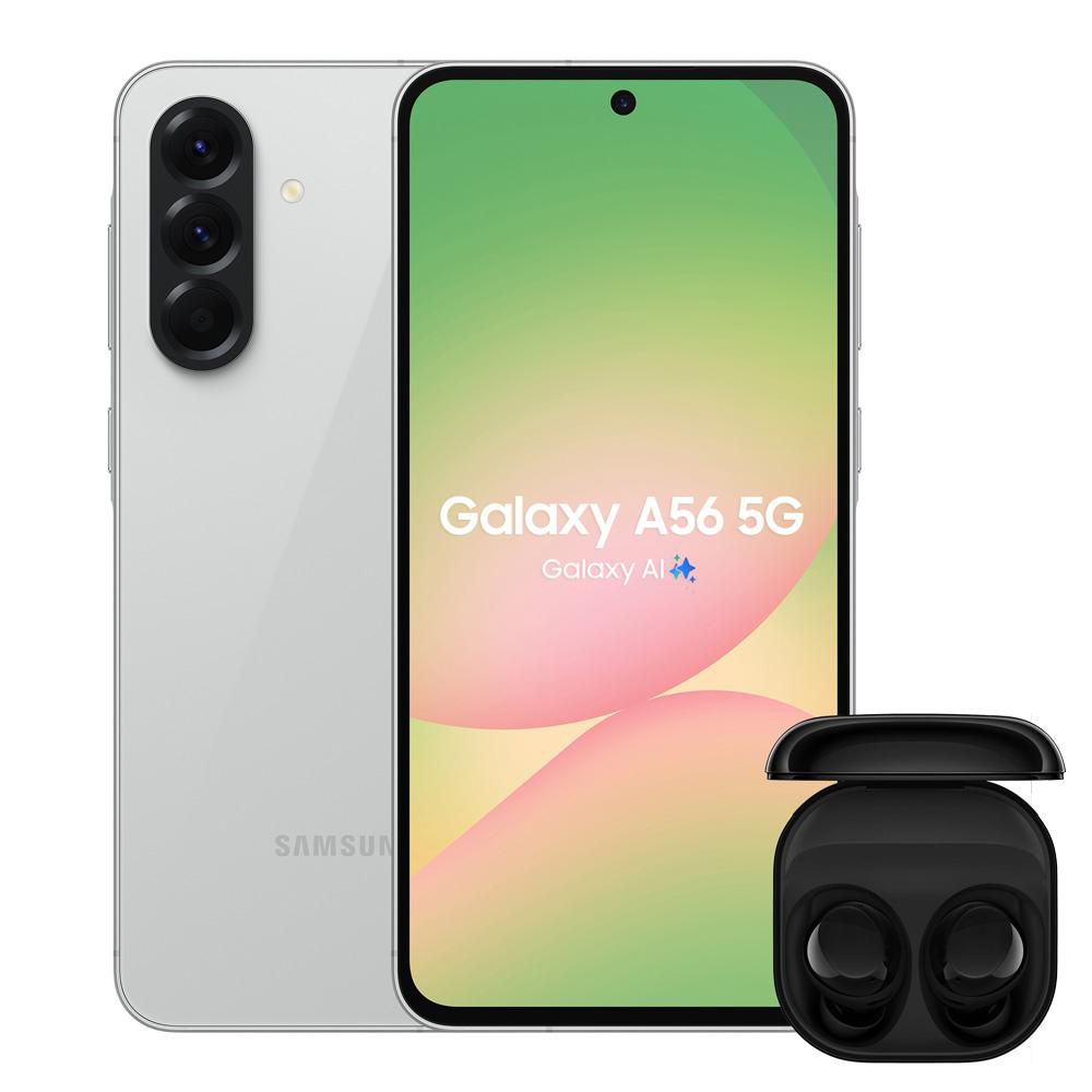 Celular SAMSUNG Galaxy A56  5G 256 GB 8 GB RAM GRIS  + Buds Core img #1