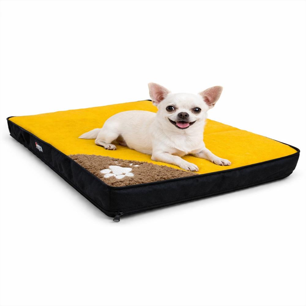 Cama Colchoneta Lavable 64 X 44 X 5 Cm Amarilla img #1