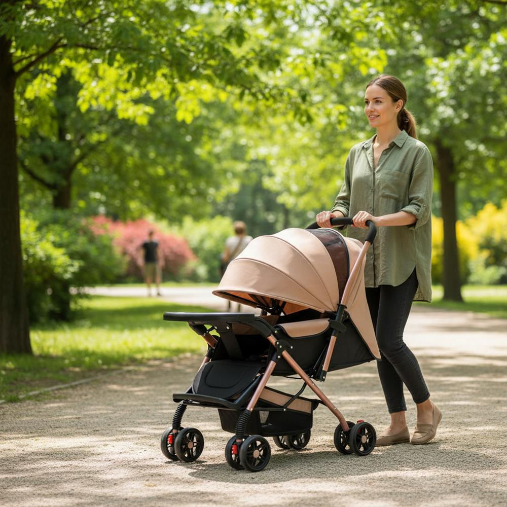 Coche Para Bebe Compacto Estilo Moises Clor Caqui img #4