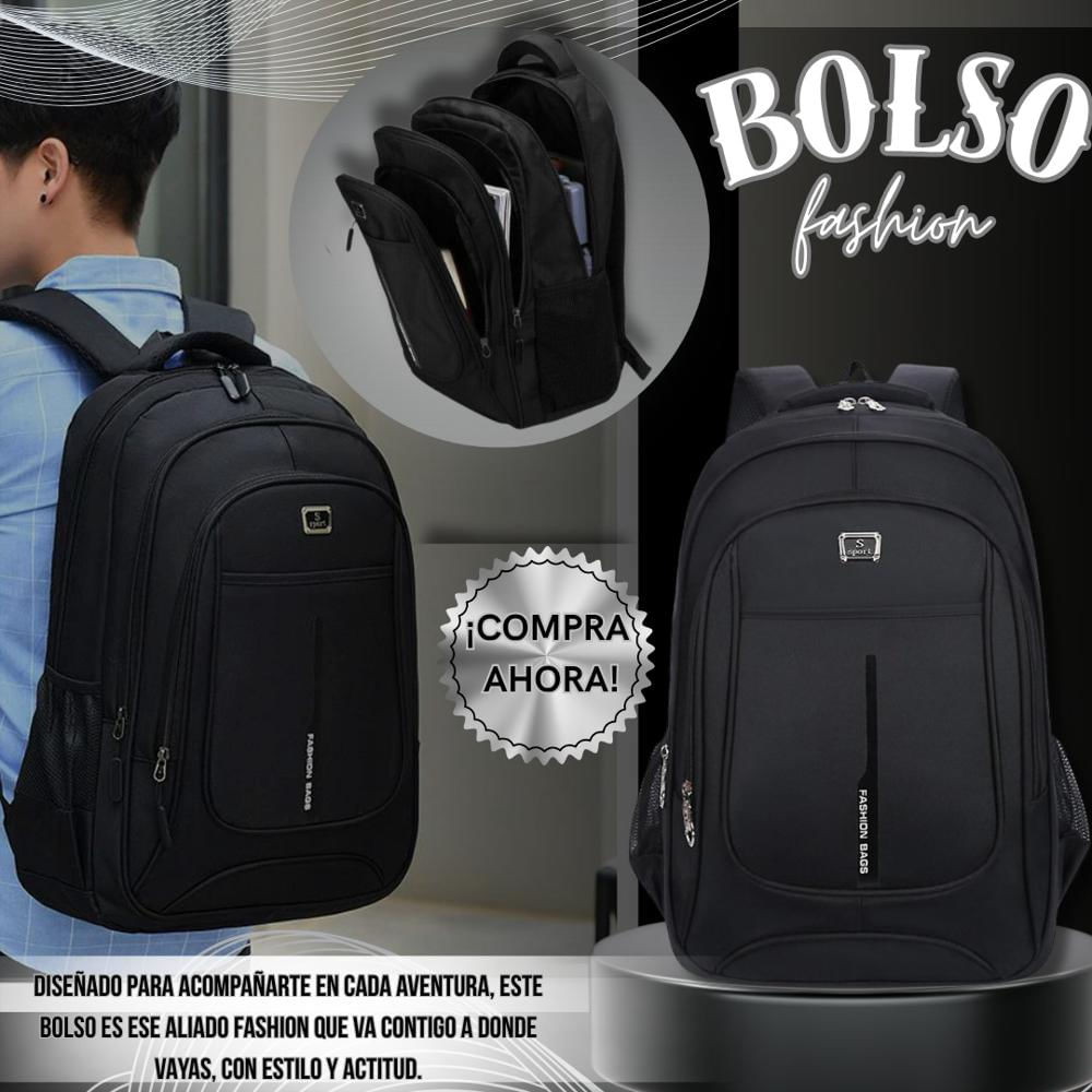 Bolso Ultra Espacioso Para Hombre Multicompartimiento img #5