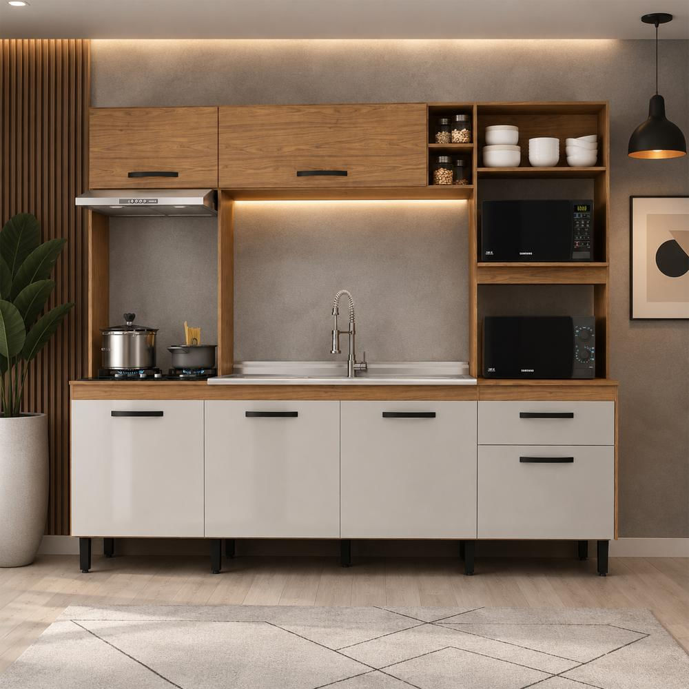 Cocina Cuba. Natural Blanco Apagado img #3