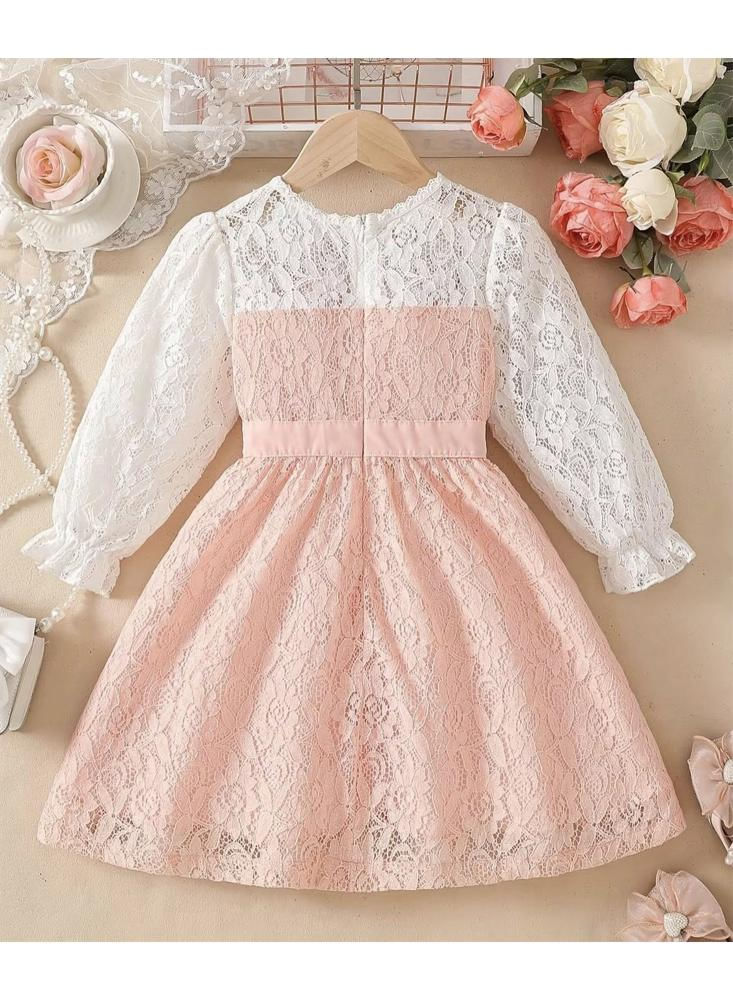 Vestido Niña Elegante Encaje img #3