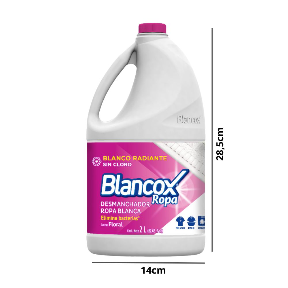 Desmanchador BLANCOX blanco líquido blanco  sin cloro (2000  ml) img #2