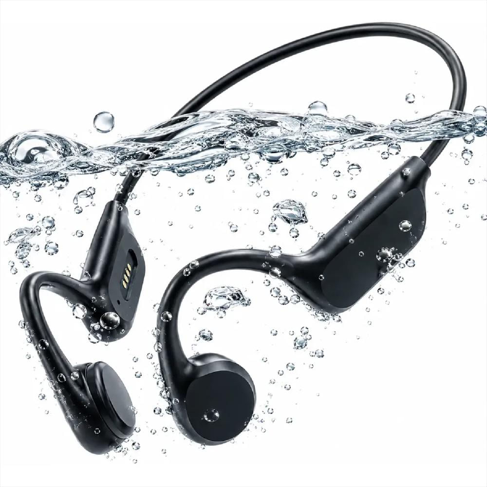 Audifonos De Conducción Ósea Bluetooth Ipx8 Impermeables img #1