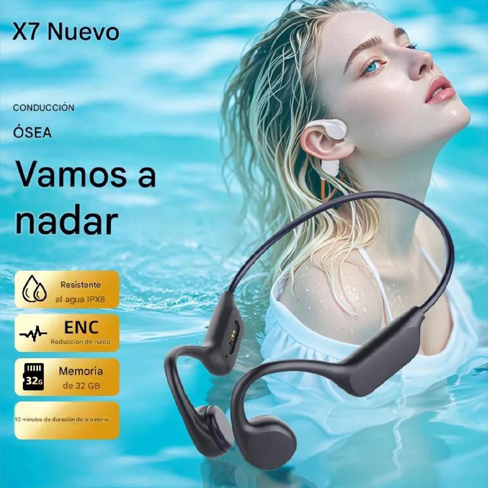 Audifonos De Conducción Ósea Bluetooth Ipx8 Impermeables img #3
