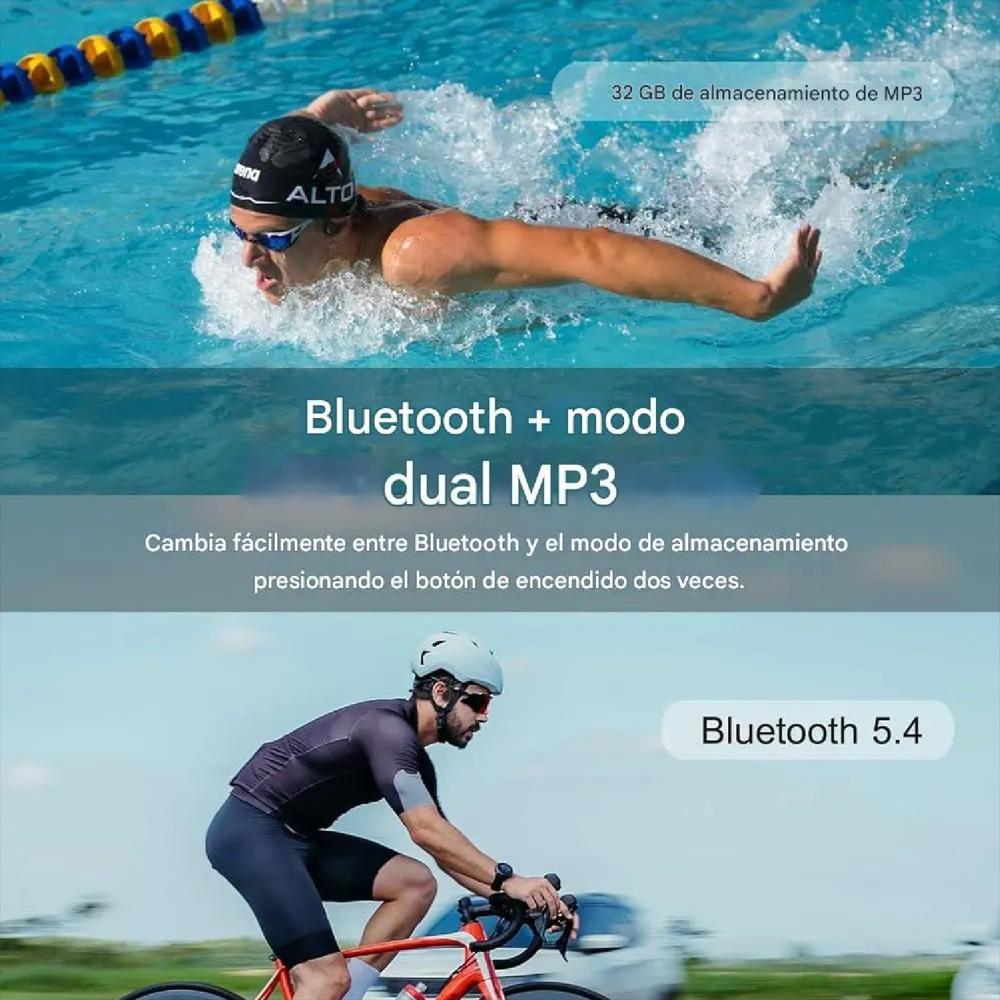 Audifonos De Conducción Ósea Bluetooth Ipx8 Impermeables img #4