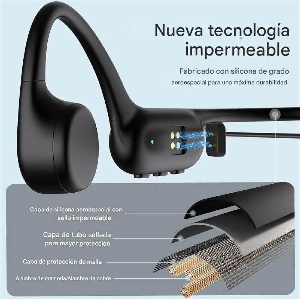 Audifonos De Conducción Ósea Bluetooth Ipx8 Impermeables img #5