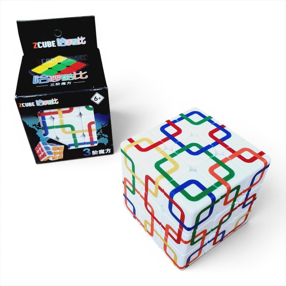 Cubo Rubik 3X3 Grid Chain Cadenas Zcube Dificultad img #1