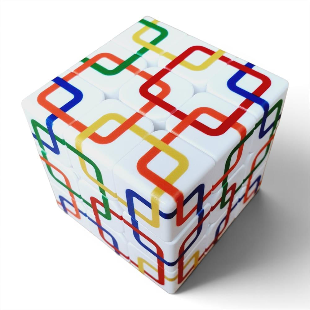 Cubo Rubik 3X3 Grid Chain Cadenas Zcube Dificultad img #2
