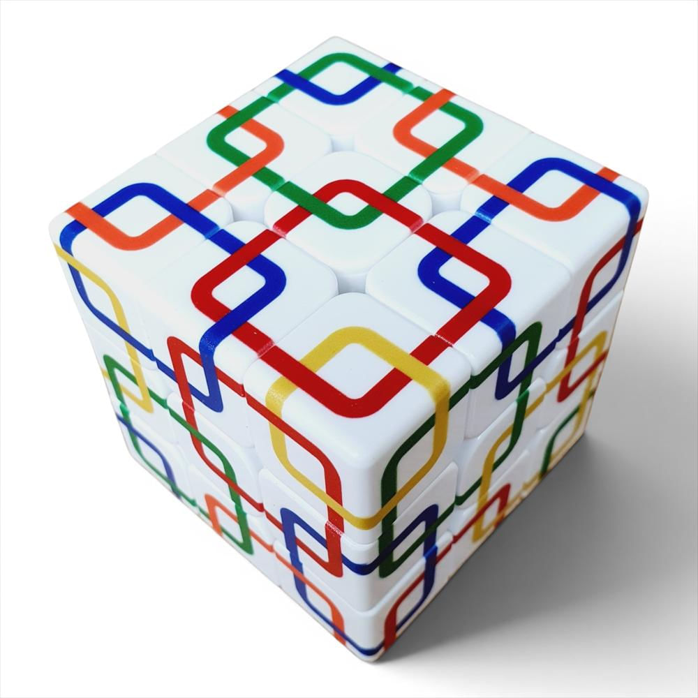 Cubo Rubik 3X3 Grid Chain Cadenas Zcube Dificultad img #5