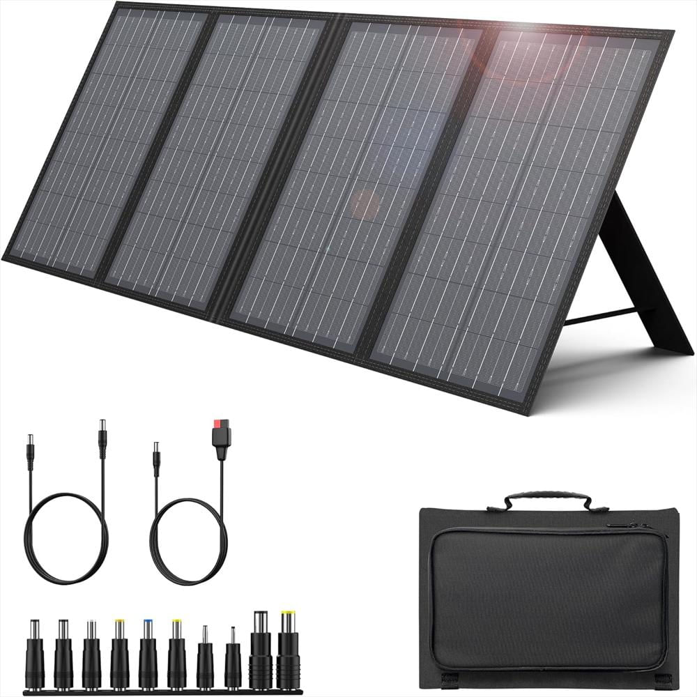 Panel Solar Portátil De 60W Puerto Usb Tipo C Carga Rápida img #1