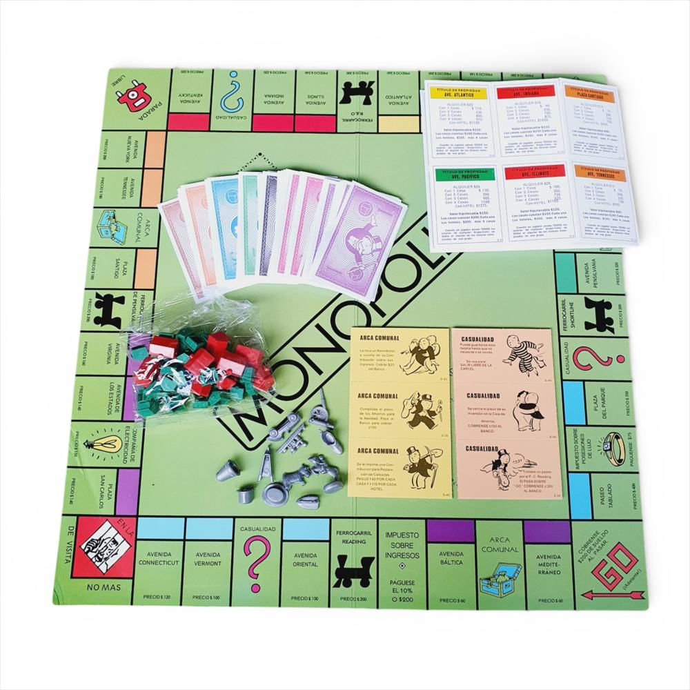Monopolio Clasico Juego Mesa Intercambio De Bienes Raices img #2