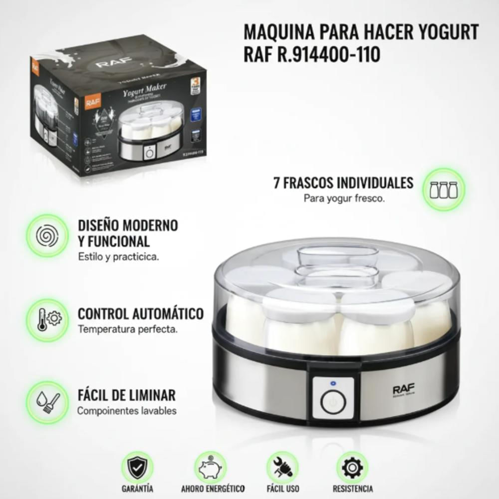 Maquina Para Hacer Yogurt Raf R.914400 110 img #3
