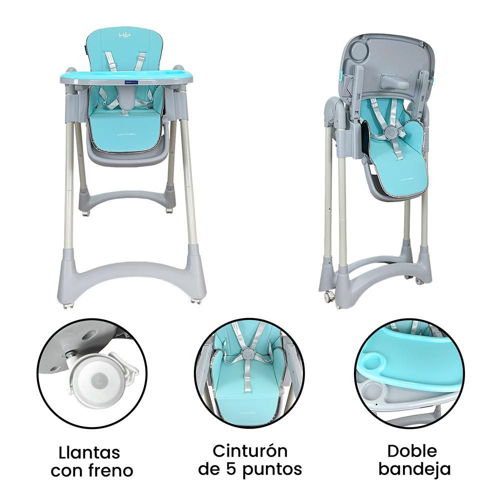 Silla Comedor Para Bebe Multiposiciones HAPPY BABY img #2