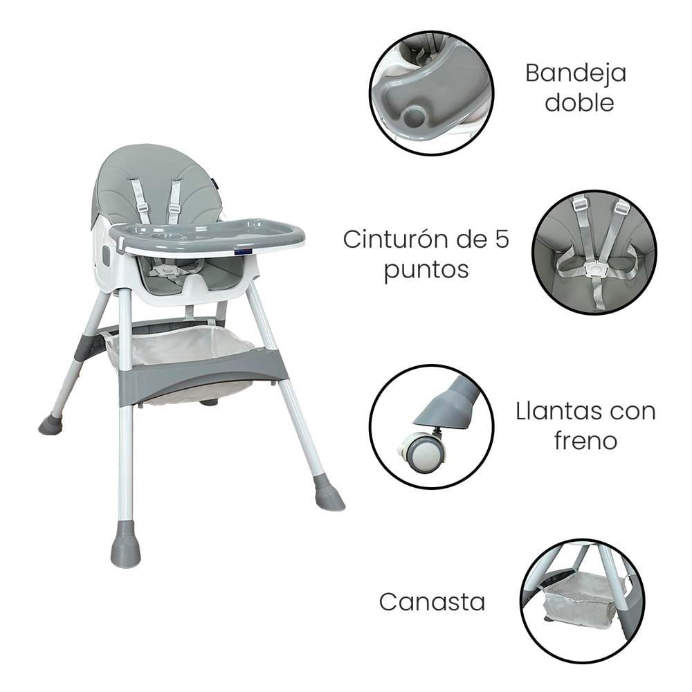 Silla Comedor Para Bebe 3 En 1 Bahamas HAPPY BABY img #2