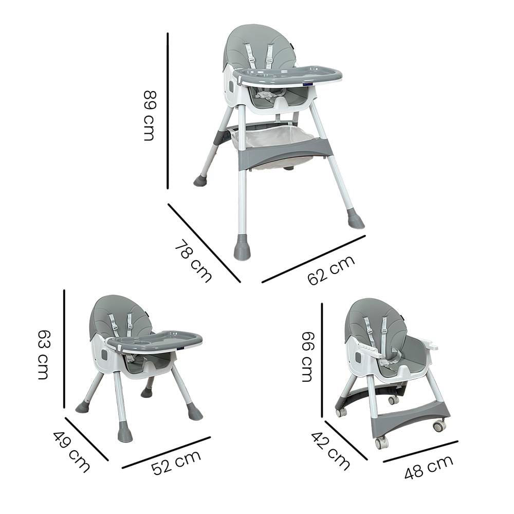 Silla Comedor Para Bebe 3 En 1 Bahamas HAPPY BABY img #5