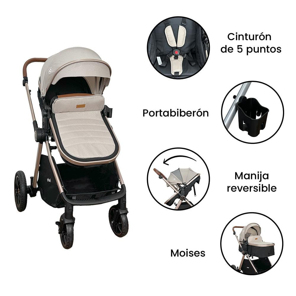 Coche travel system para bebe PRIORI img #2