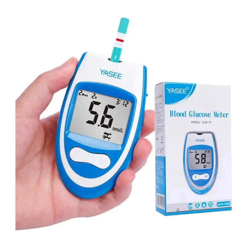 Glucometro Digital Portatil Kit 50 Tiras 50 Lancetas img #2