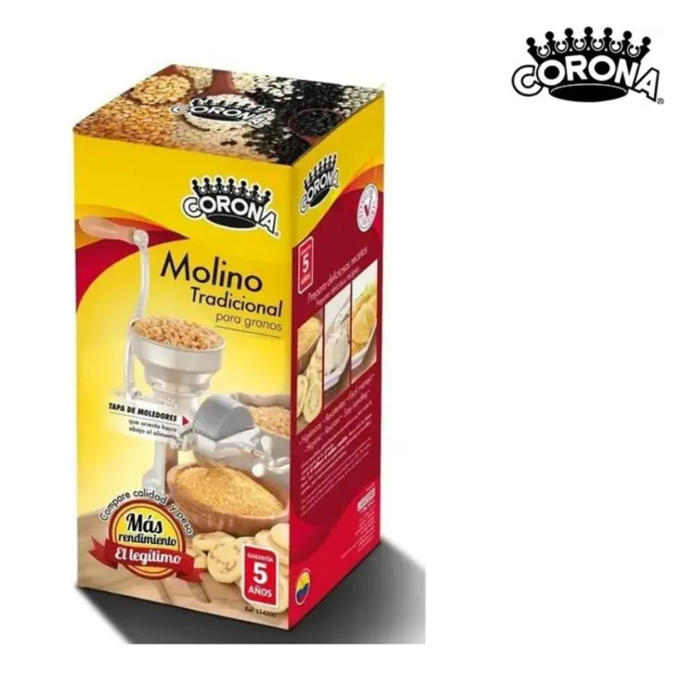 Molino De Maíz Corona Original Tradicional Maquina De Moler img #3