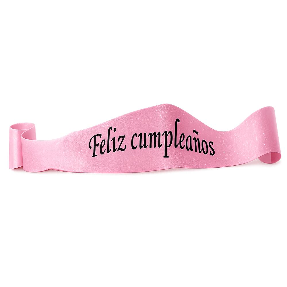 Banda Corporal Feliz Cumpleaños Rosa img #1