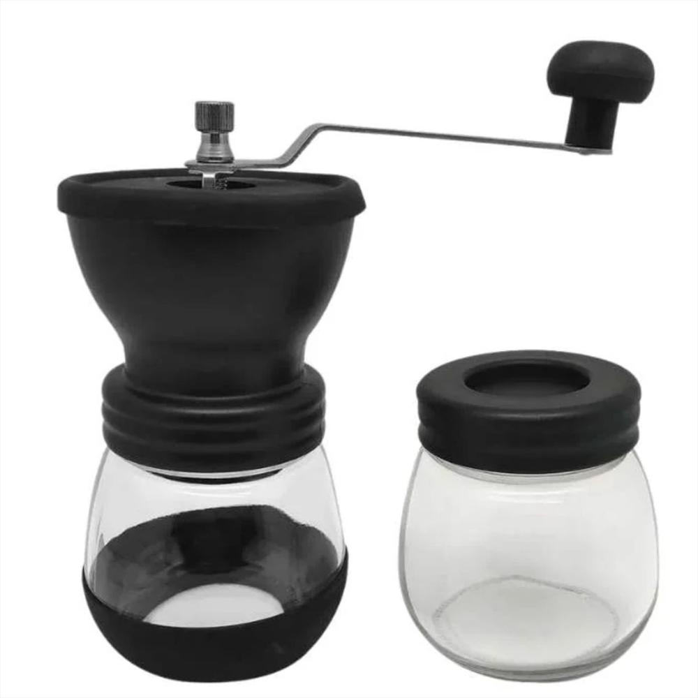 Moledor De Cafe En Vidrio Con Tapa Color Negro img #1