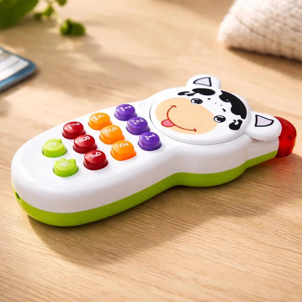 Celular Interactivo Diseño De Vaca Para Niños Con Sonido img #4