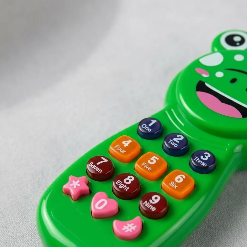 Celular Interactivo Diseño De Rana Para Niños Con Sonido img #4