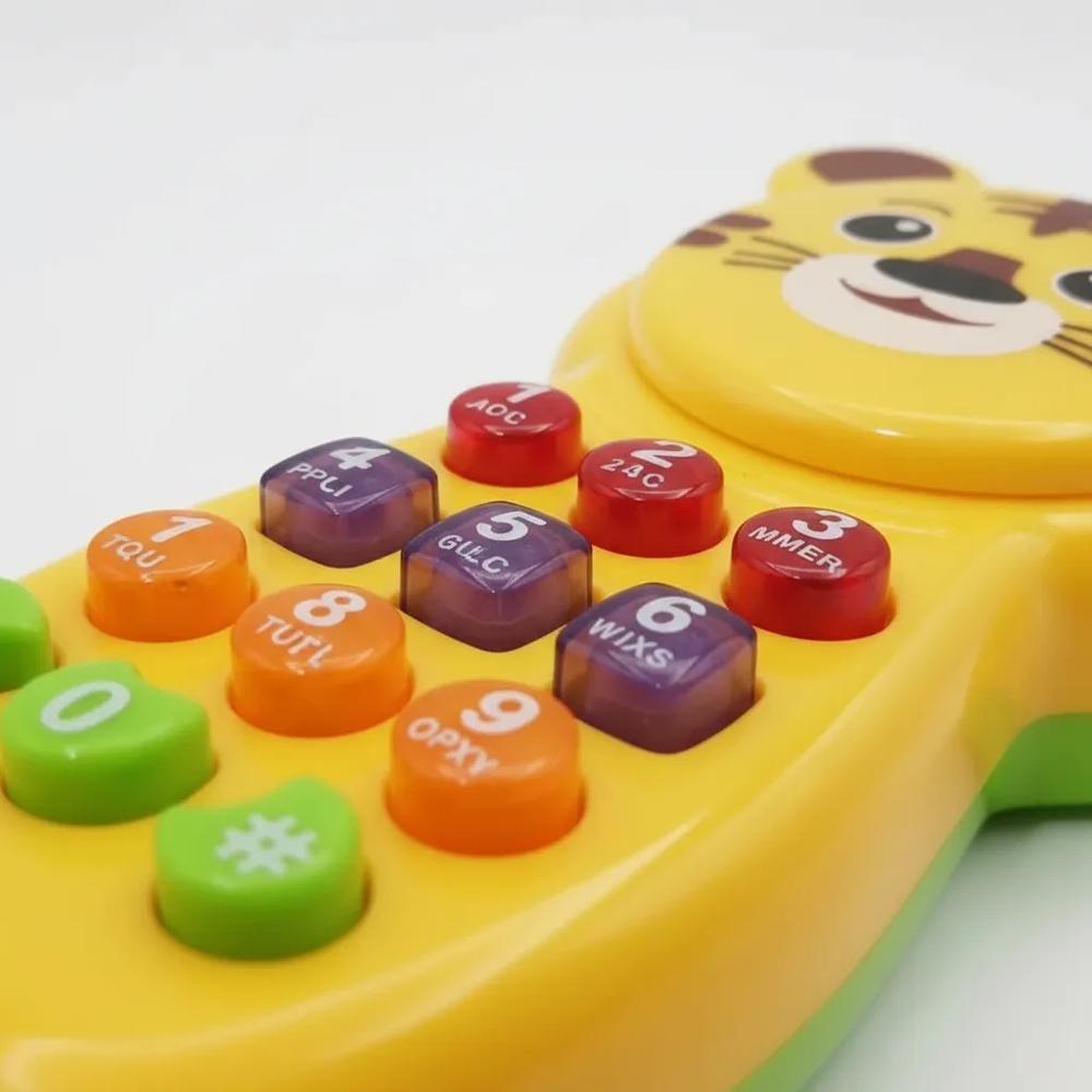 Celular Interactivo Diseño De Tigre Para Niños Con Sonido img #5