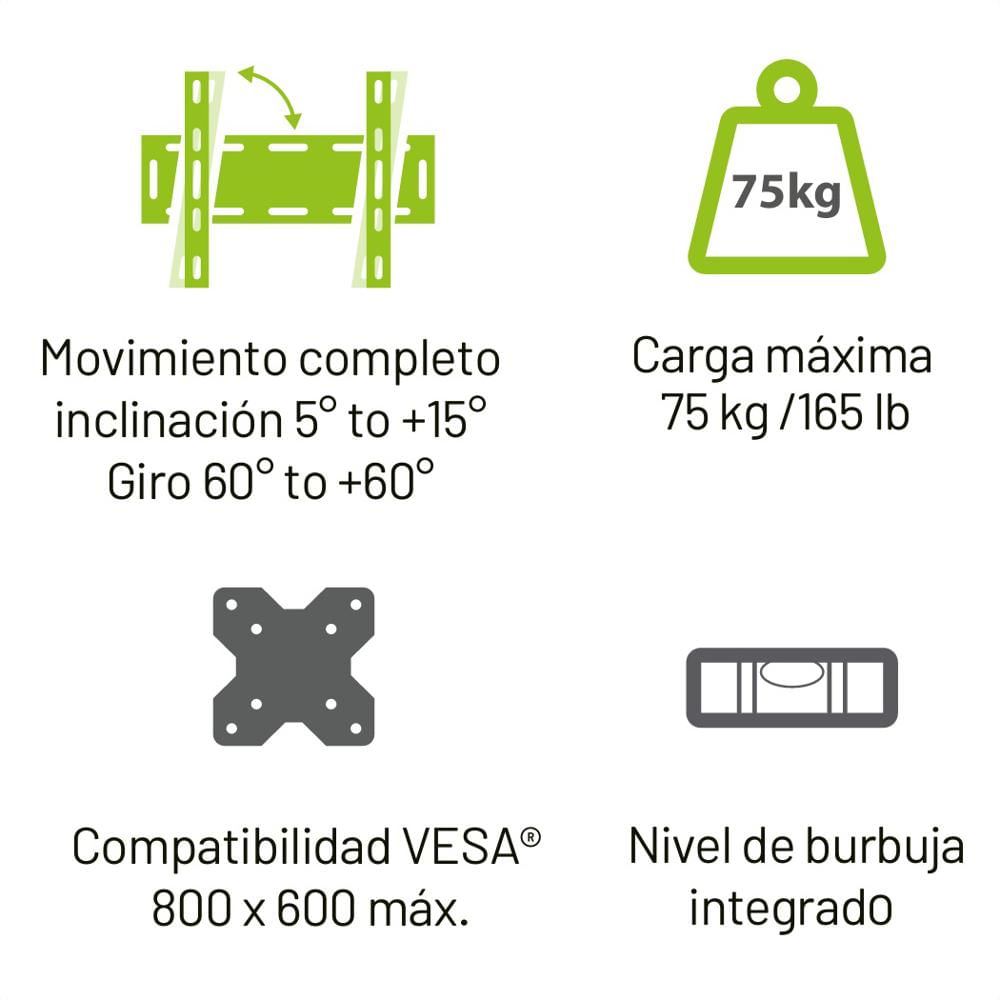Base Soporte Articulado Tv Televisor 42 A 100 Pulgadas img #3