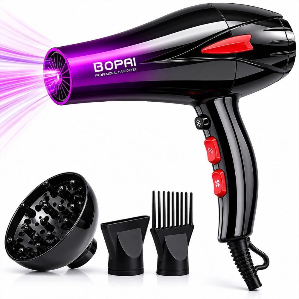 Secador Genérico Profesional De Cabello Bopai 5500 img #1