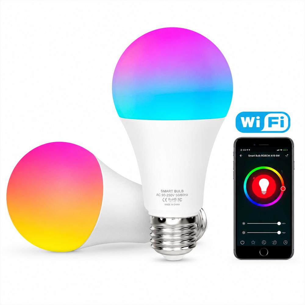 Bombillo Inteligente Compatible Alexa Google Wifi Control Luz Rgb img #1