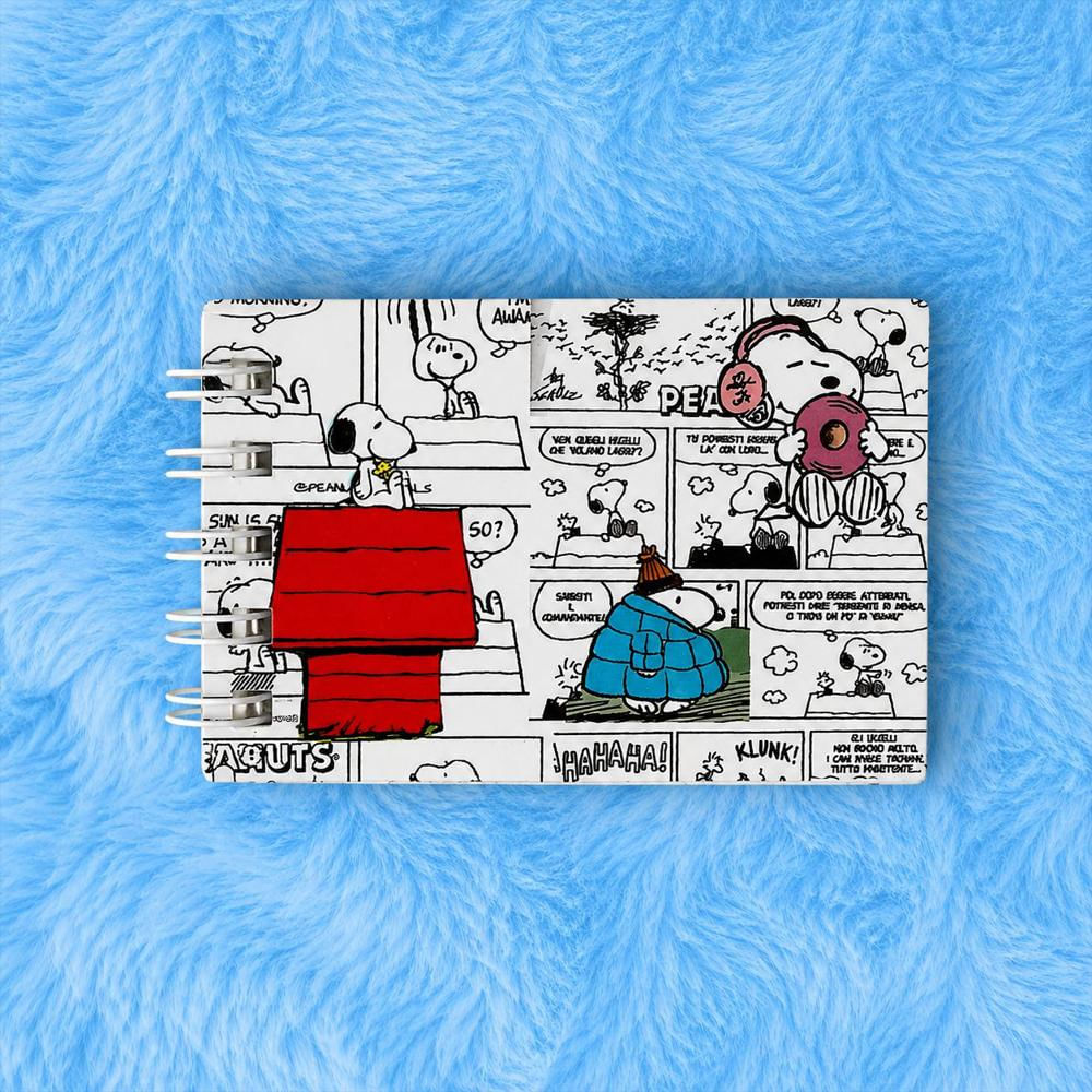 Set Snoopy Súper Corte Rojo 2 Mini Libretas Con Mascarilla Y Crema img #2
