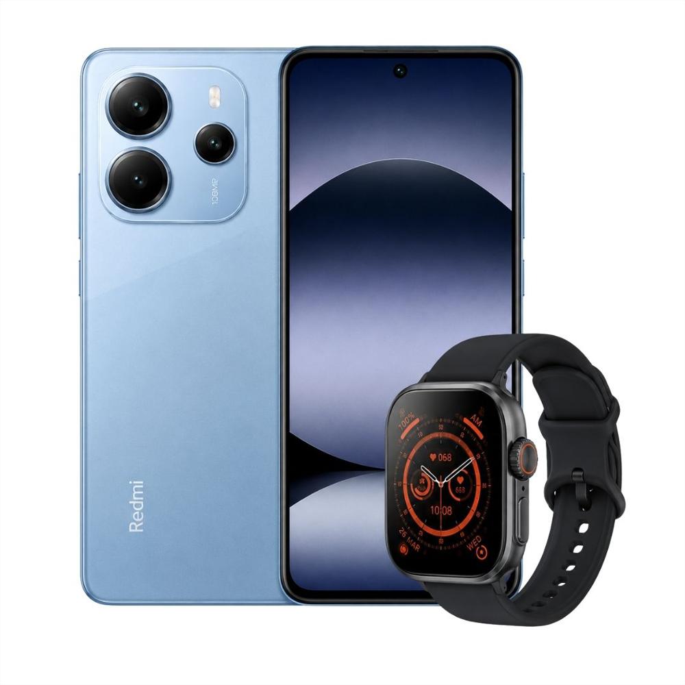 Combo Celular Xiaomi Note 14 256Gb 8 Gb Ram Azul +Reloj Smart Watch img #1