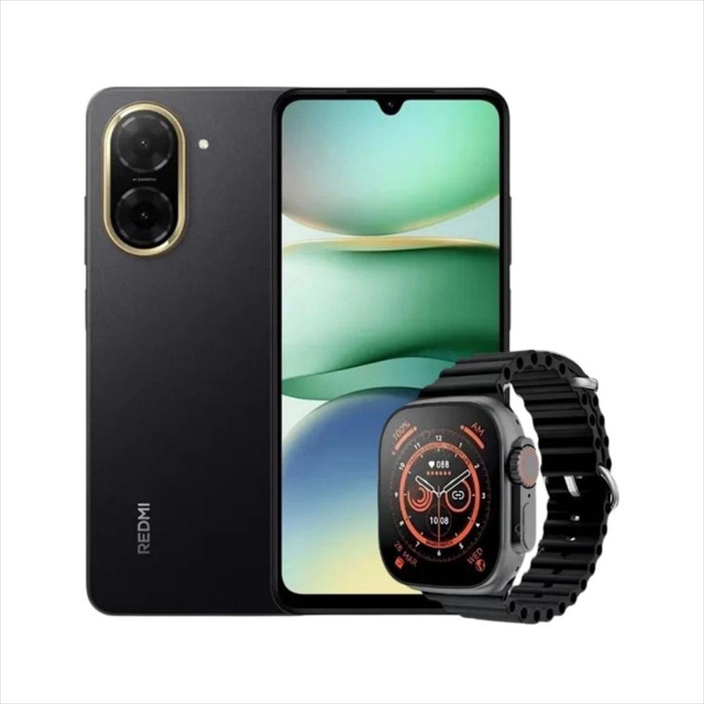 Combo Celular Xiaomi Redmi A5 64Gb 3 Gb Ram Negro + Reloj Smart Watch img #1