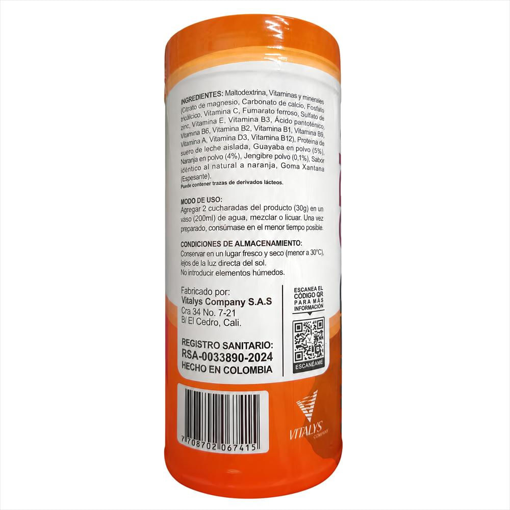 Alimento Multivitaminico Con Naranja, Guayaba Y Jengibre Nutr Cri img #2