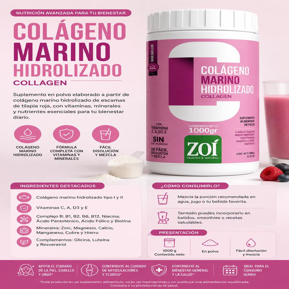 Colágeno Marino Hidrolizado Zoi img #3