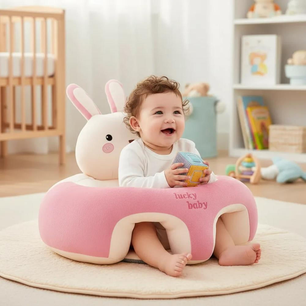 Cojin Para Bebe Con Relleno Hipoalergenico Estilo Conejita img #4