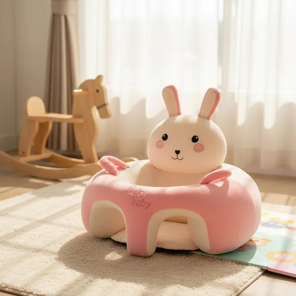 Cojin Almohada Para Sentar Al Bebe Niña Estilo Conejita img #5
