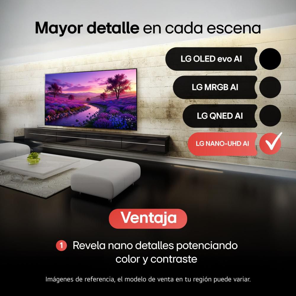 Televisor LG 55 pulgadas LED Uhd4K Smart TV 55NU850BPSA img #3