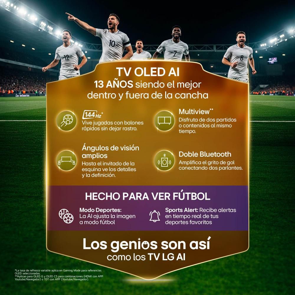 Televisor LG 77 pulgadas OLED Uhd4K Smart TV OLED77B6PSA img #2
