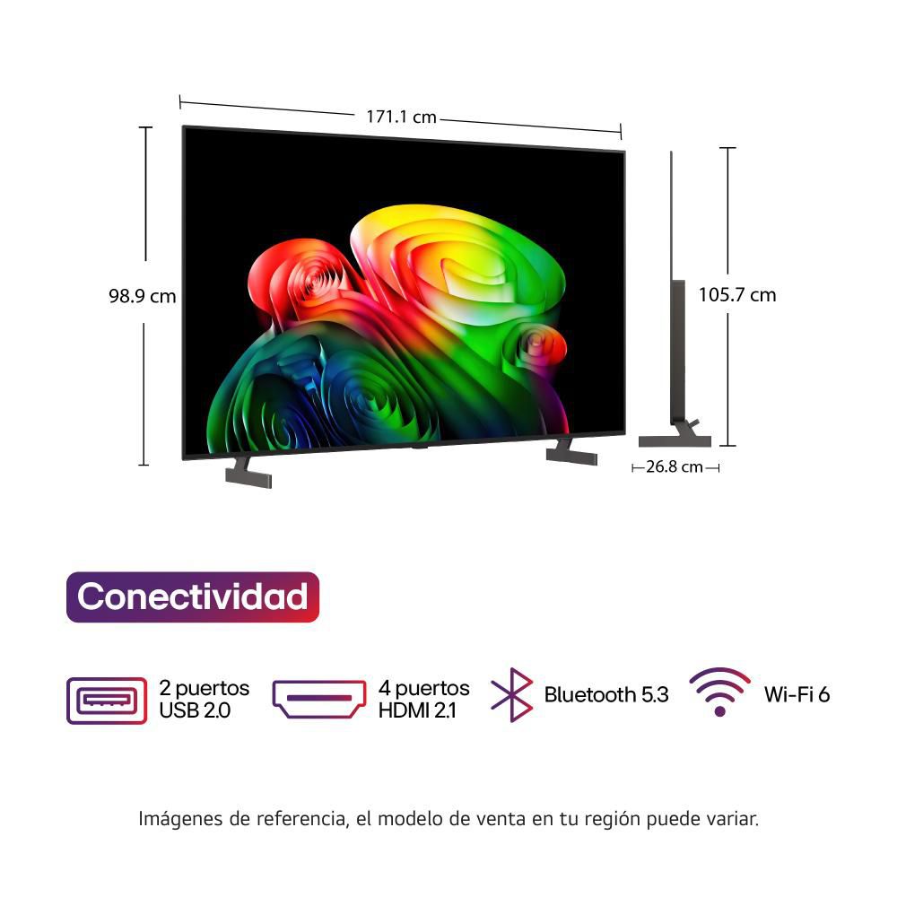 Televisor LG 77 pulgadas OLED Uhd4K Smart TV OLED77B6PSA img #8