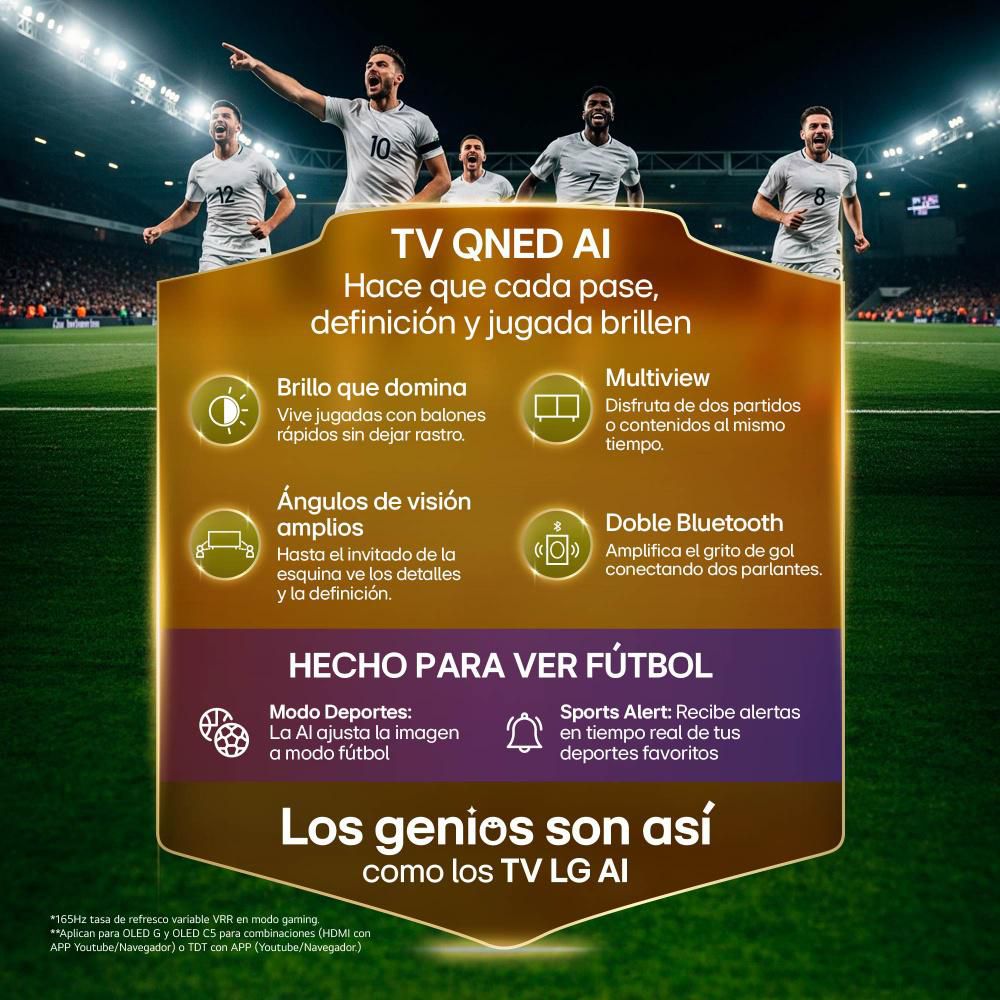 Televisor LG 75 pulgadas QNED Uhd4K Smart TV 75QNED80BSG img #3