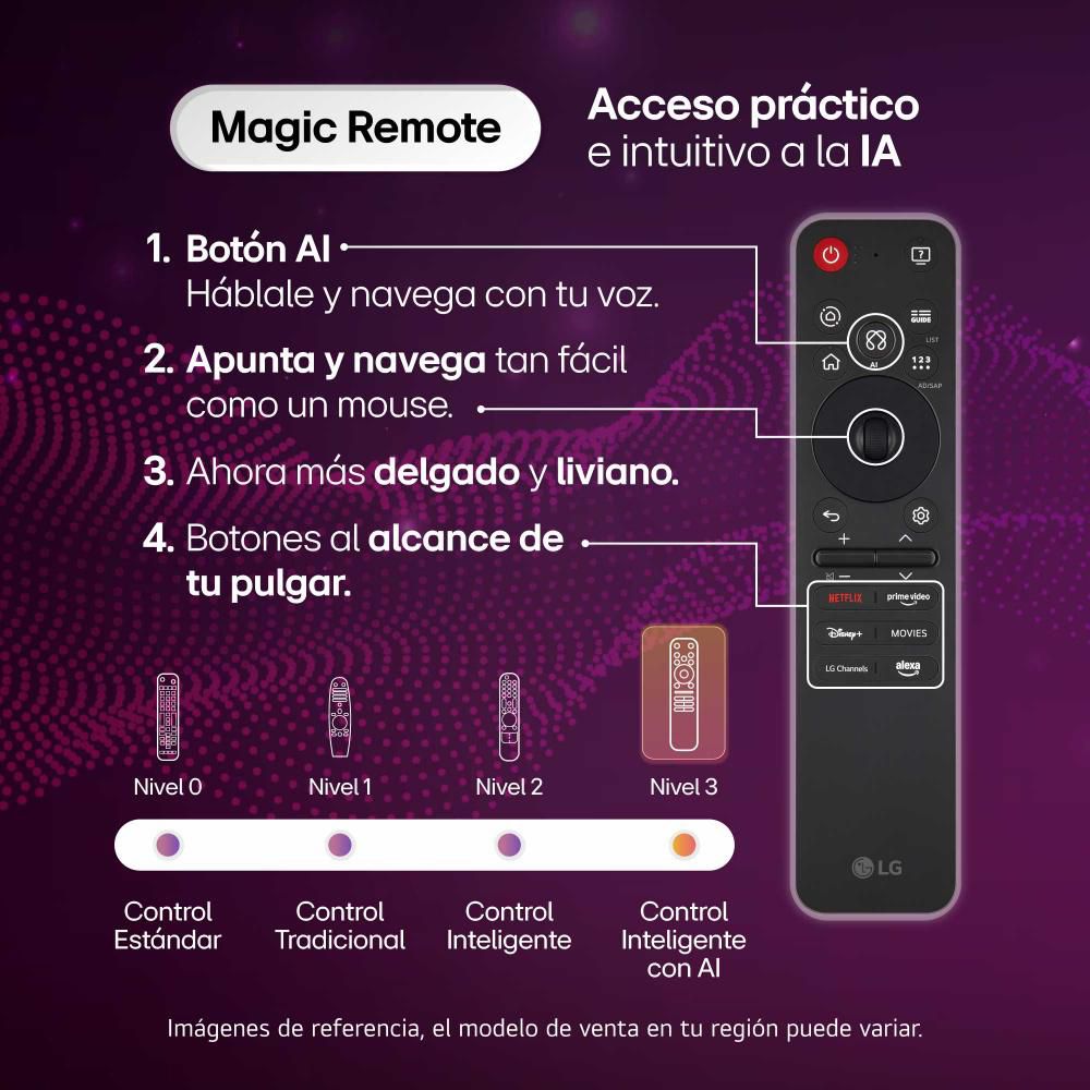 Televisor LG 75 pulgadas QNED Uhd4K Smart TV 75QNED80BSG img #4