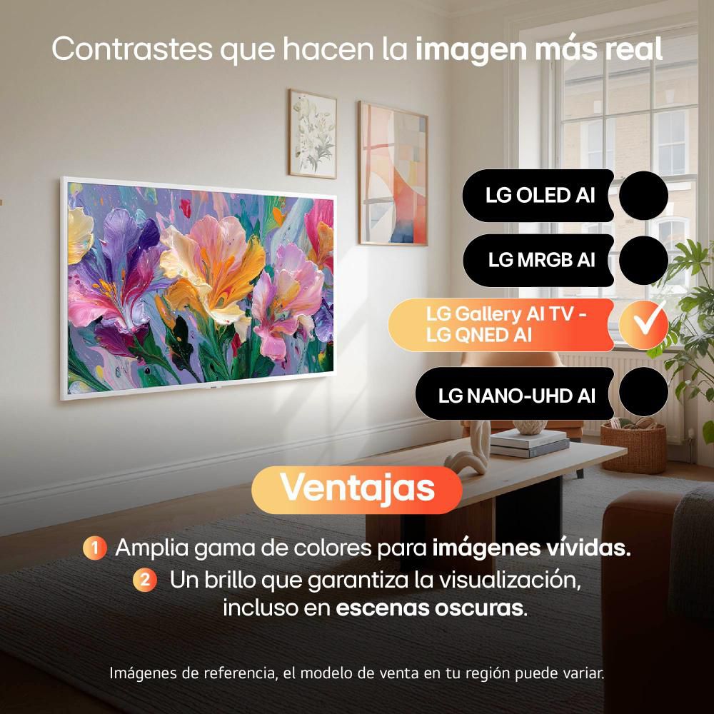 Televisor LG 55 pulgadas QNED Uhd4K Smart TV 55LX7BPSA img #3