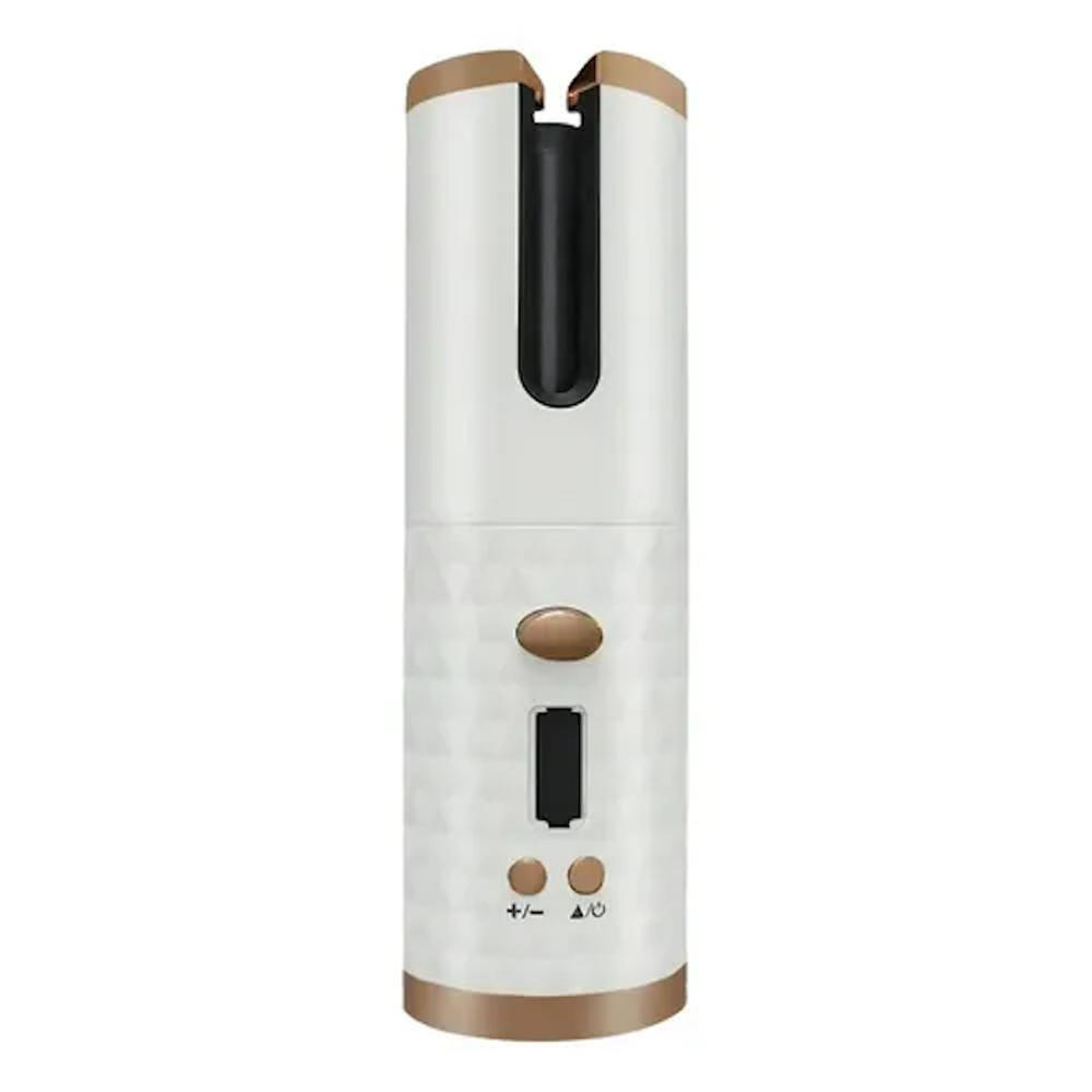 Rizador Cabello Automatico Inalambrico Recargable Led Con Pantalla Lcd Blanci img #4