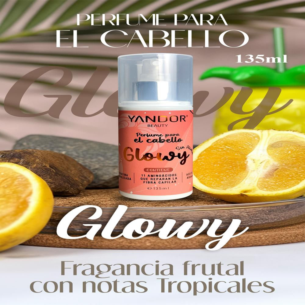 Perfume Para El Cabello Yandor Glowy img #2