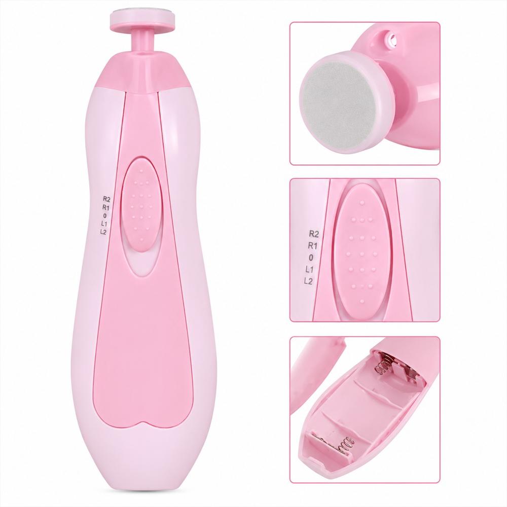 Lima Pulidora De Uñas Eléctrica Para Bebé + Estuche Pulidor Genérico img #2