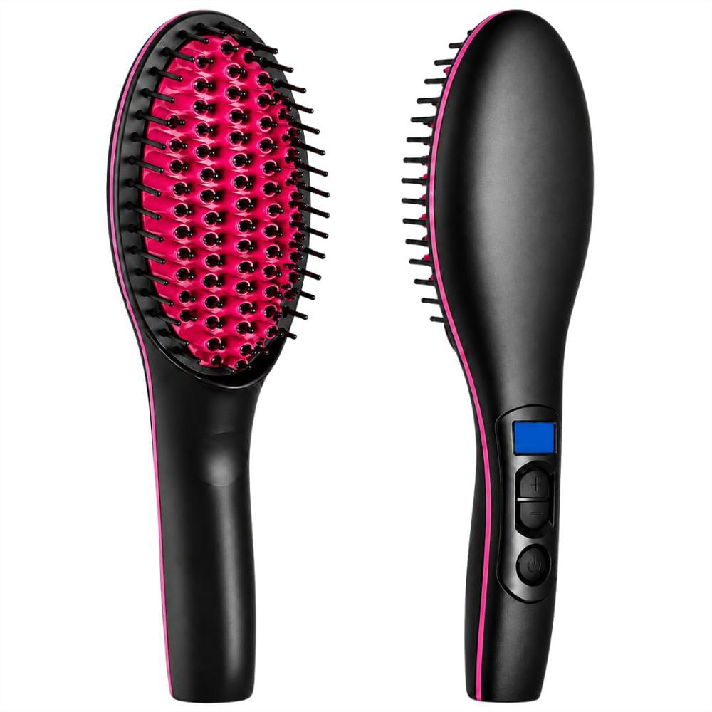 Cepillo Alisador Genérico Para Cabello Eléctrico Hqt 906B img #2