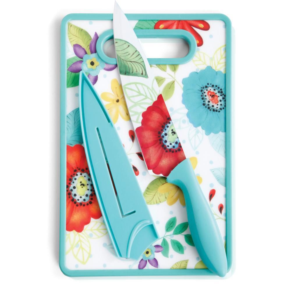 Set Cuchillo + Tabla Azul GIBSON 112065.03 img #1